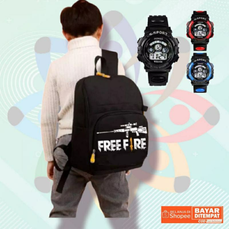 Tas Ransel 4in1 Lebih Hemat best Ransel anak laki-laki fireefire