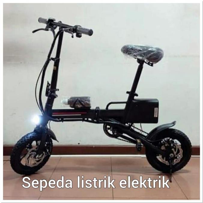 Sepeda Listrik lipat DJG ELEKTRIK dan manual (12"inch) Anak dan dewasa