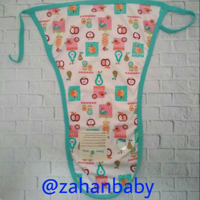 Popok Kain Kaos Tebal Tali isi 3 Motif Bayi Perempuan Lembut Alami Bebas Iritasi Bahan Katun Nyaman