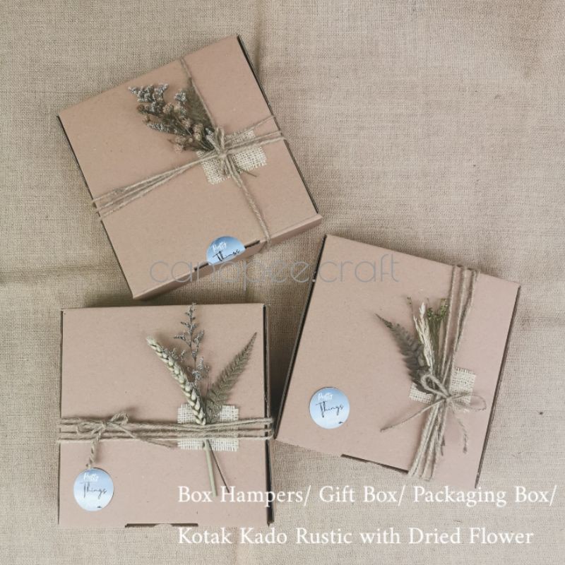 

PAKET KOTAK KADO DIY BOX HAMPERS AESTHETIC GIFT BOX WITH DRIED FLOWER