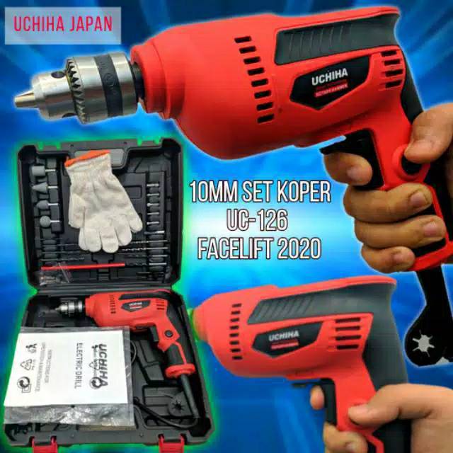 Bor 10mm set koper type UC126 merk UCHIHA