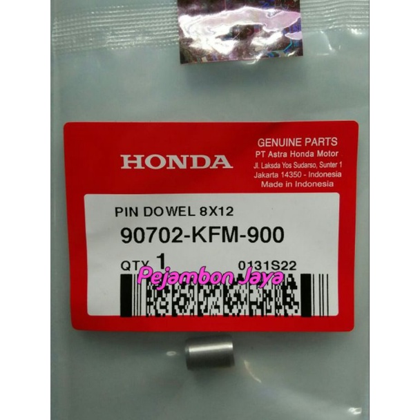 90702KFM900 PIN DOWEL 8X12