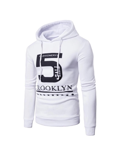 Sweater Hoodie Cowok Five Sweter Hood Pria Kekinian Fashion