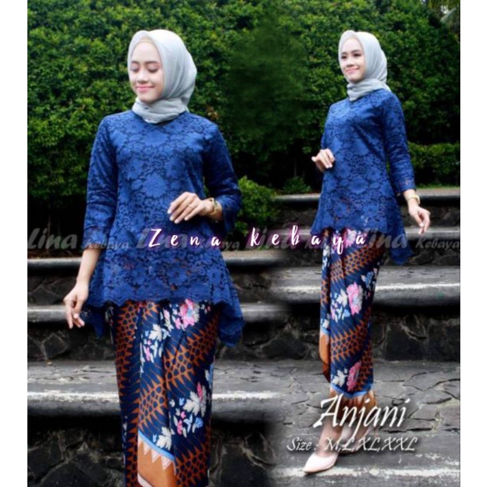 SET KEBAYA RINJANI BRUKAT KEBAYA MODERN PESTA WISUDA MODERN