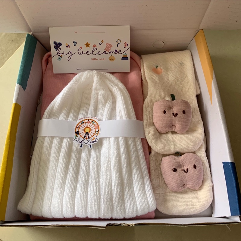 TERMURAH!Hampers parsel kado lahiran PREMIUM IMPORT murah newborn baby gift set baby gift box set pakaian bayi parsel kado lahiran perempun laki laki hadiah kelahiran bayi terlaris baju bayi murah kaos kaki bayi 3D import parsel lahiran bayi lengkap-3