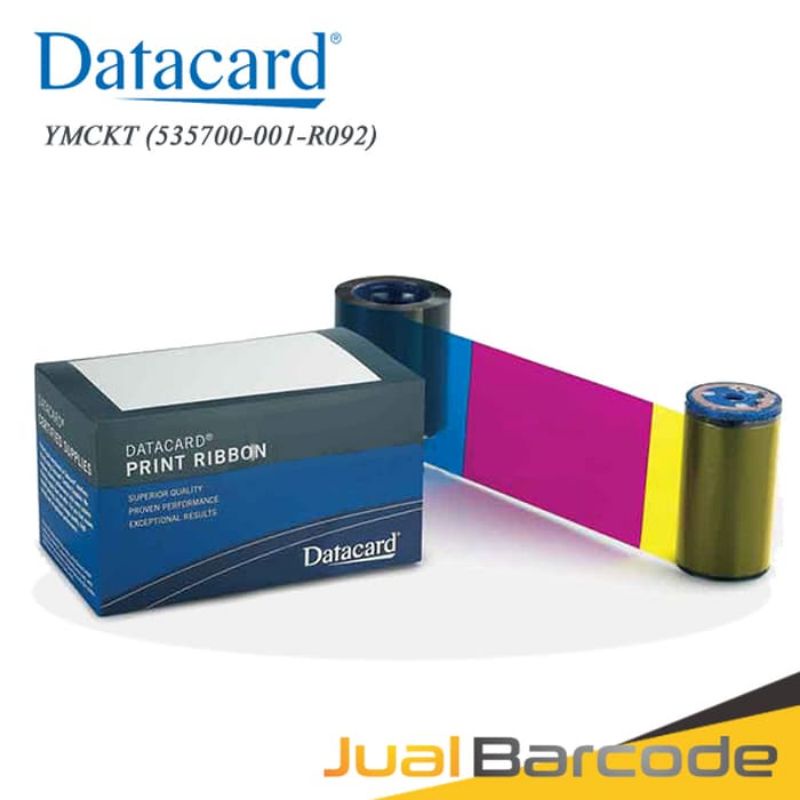 Ribbon Datacard YMCKT 250 Image PN: 535700-001-R092 Atau YMCKT-KT 350 Image PN: 535700-005-R092