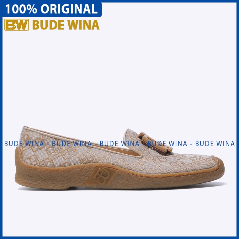 SEPATU EVERBEST WANITA ORIGINAL SLIP ON CASUAL KULIT ASLI COKLAT EW04