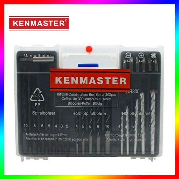 Kenmaster , Mesin Bor ,10mm + Bonus , Mata Bor Set Fischer