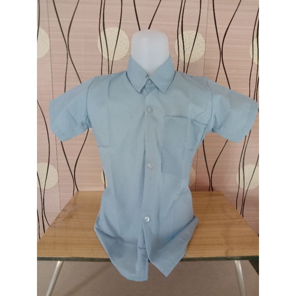 BAJU TK WARNA BIRU/BAJU TK LENGAN PENDEK/BAJU MADRASAH BIRU/SERAGAM SEOLAH MURAH