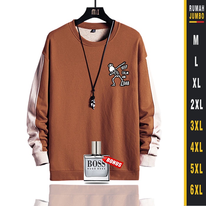 Sweater Oversize Pria Sweter pria Jaket Switer Pria Big Size SK DAB