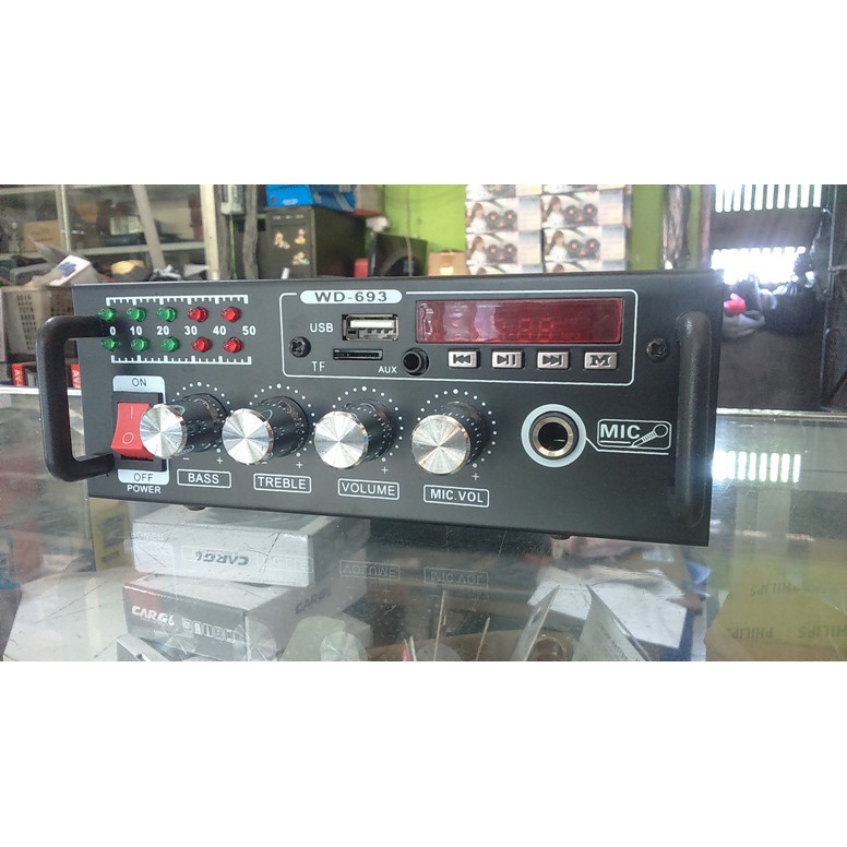 Amplifier Wonder Karaoke/Mp3/Usb/Fm Radio Player Bisa Ac/Dc