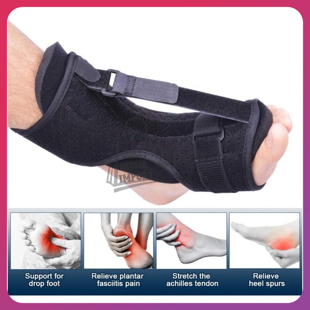 Drop Ankle foot Support Brace Plantar Fasciitis Orthosis AFO Dorsal  Night Splint