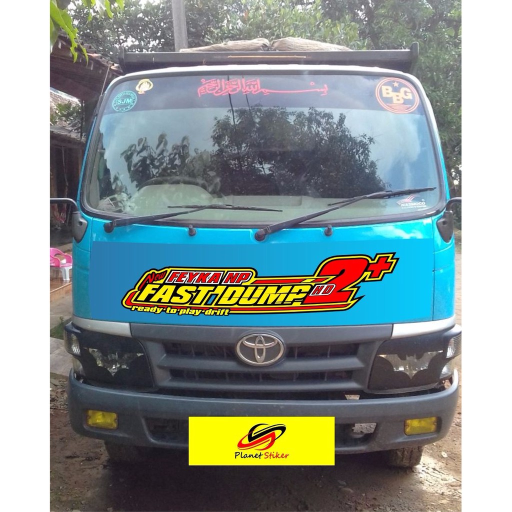 Sticker Cutting Truck Stiker Truk Dyna Rhino Canter Fuso