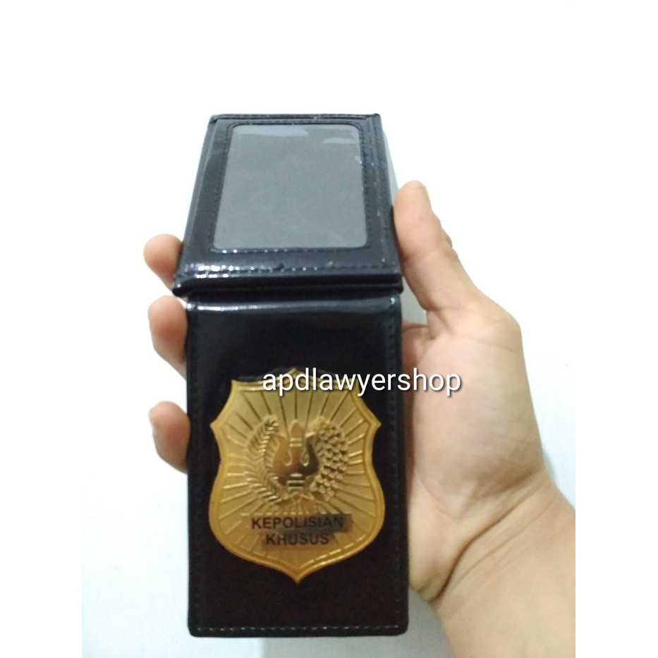 Dompet Lipat Tiga 3 Dompet KTA Kepolsus Kepolisian Polisi Khusus kulit