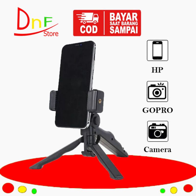 Tripod Mini Handled Phone Holder Portable