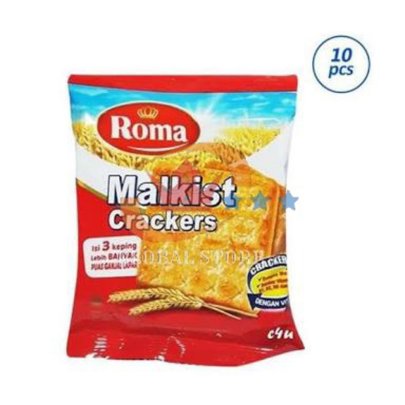 roma malkist crackers renceng 27gr / roma malkist kelapa kopyor renceng 25g