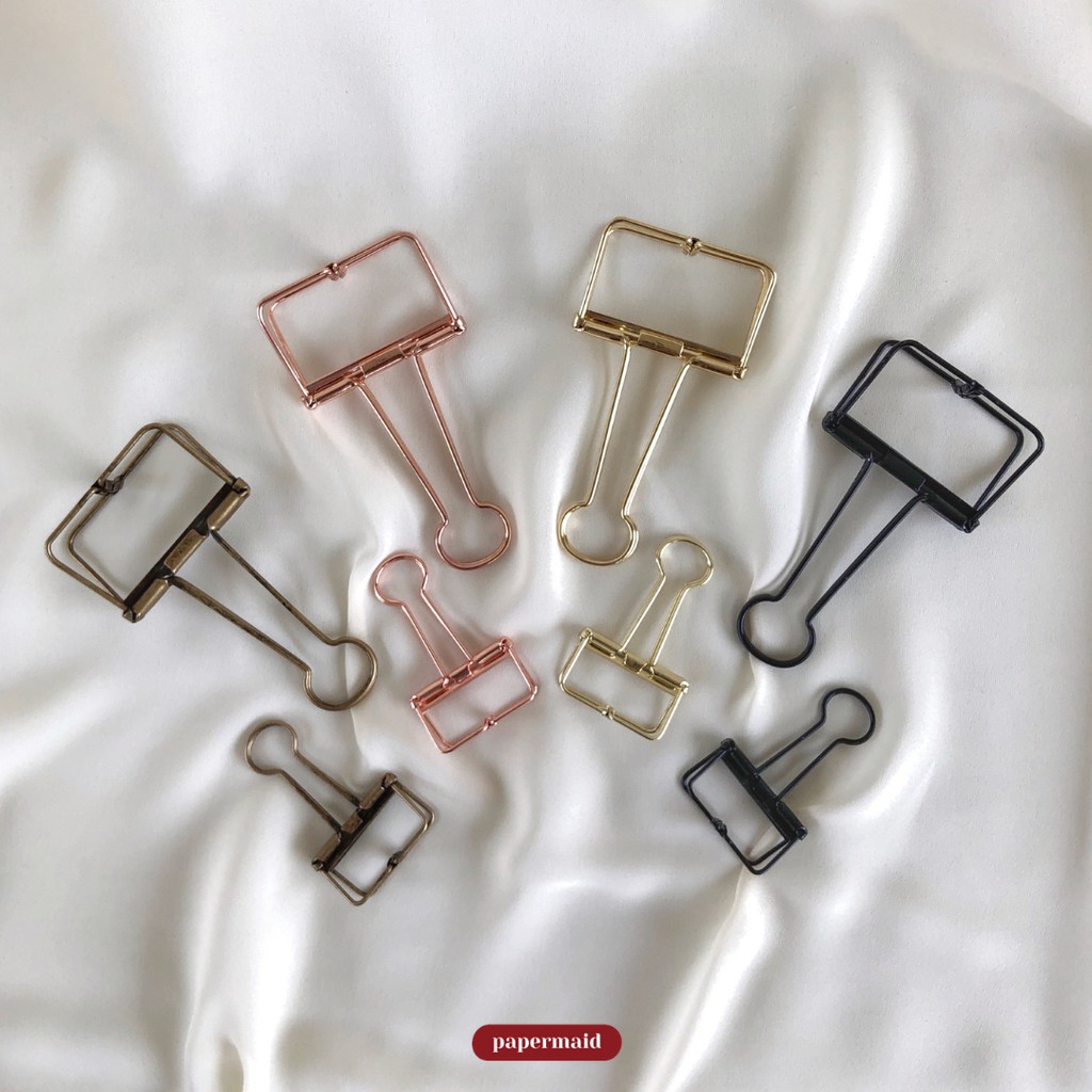

Papermaid Binder Clip / Penjepit Kertas (Gold, Rose Gold, Black, Copper)