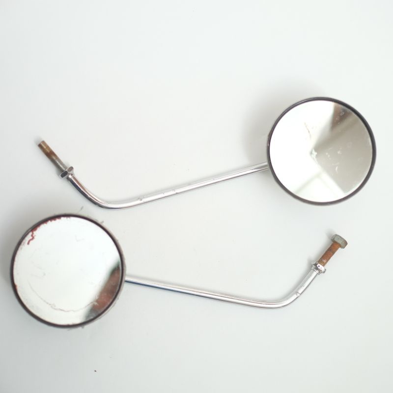 KACA SPION YAMAHA RD250 RD350 SR400 XS650 TX650 TX750 TWIN ORIGINAL NOS ORI BARU