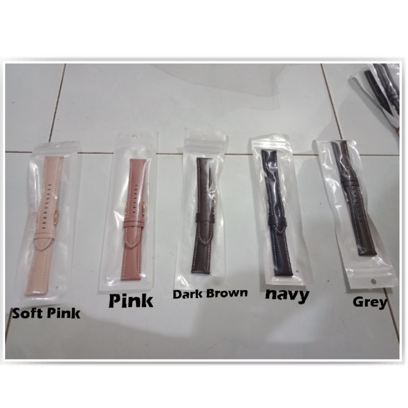 STRAP TALI JAM TANGAN - RUBBER STYLE LEATHER PREMIUM 41MM - FOR SAMSUNG GALAXY WATCH 3