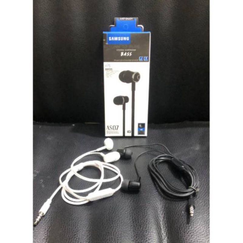 PROMO!!! Hf Handsfree Headset AS07 SAMSUNG Super Bass Murah Meriah