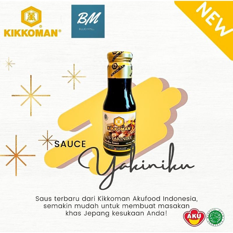 

Kikkoman Yakiniku Sauce 300 gr - Kikkoman Yakiniku 300 gr - Kikkoman Saus Yakiniku 300 gr - Kikkoman Bumbu Yakiniku 300 gr - HALAL