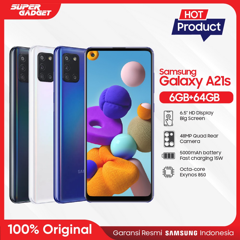 Samsung Galaxy A21s [6GB/64GB] - Garansi Resmi | Shopee