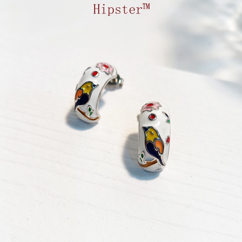 Hot Sale New Classic Enamel Painted Earrings