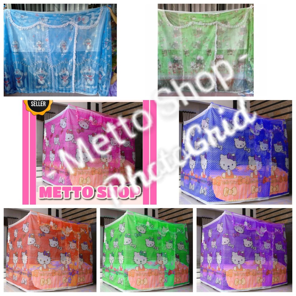 KELAMBU TIDUR KELAMBU KOTAK KARAKTER SB PREMIUM 180 X 200 X 180CM