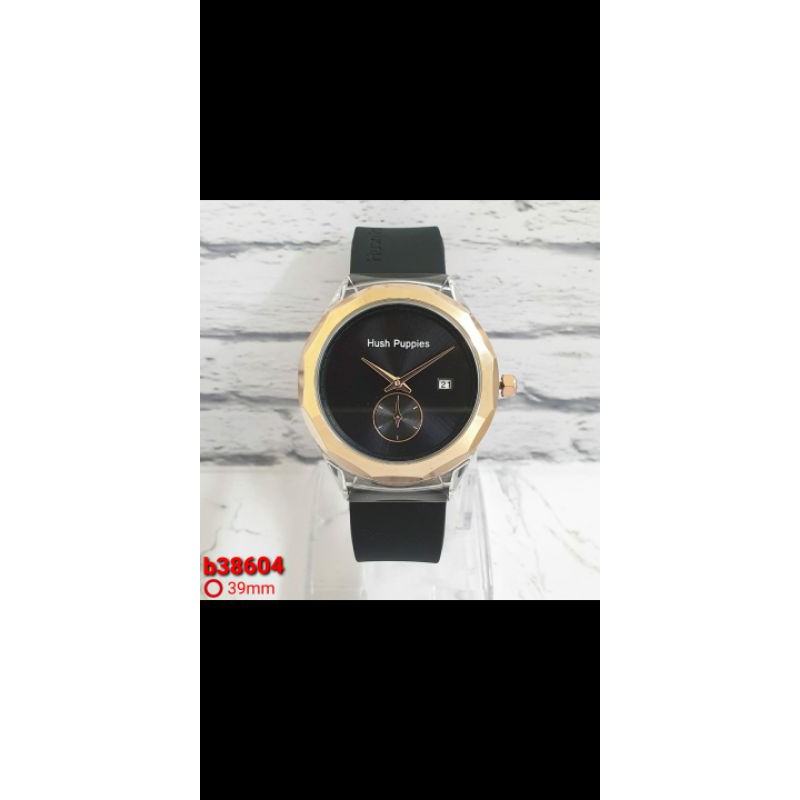 jam tangan wanita Hush Puppies model sport talu rubber detik bawah