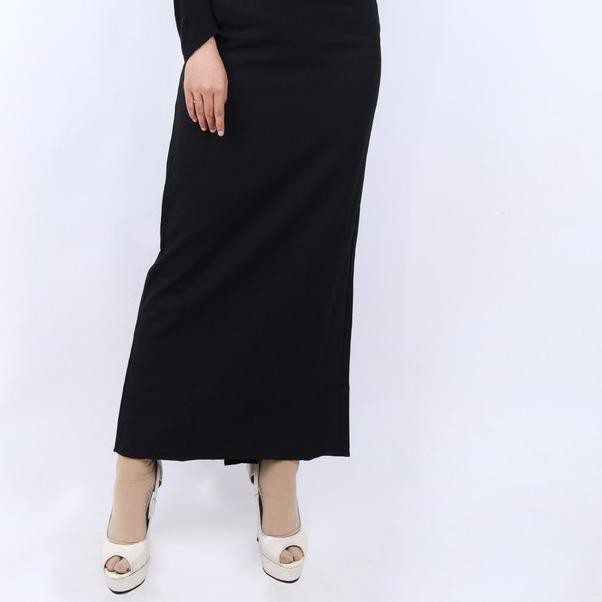 BEST SELLER VR Fashion - Rok Span Panjang Wanita - Rok Kerja Kantor Wanita Panjang - Rok Sepan Hitam