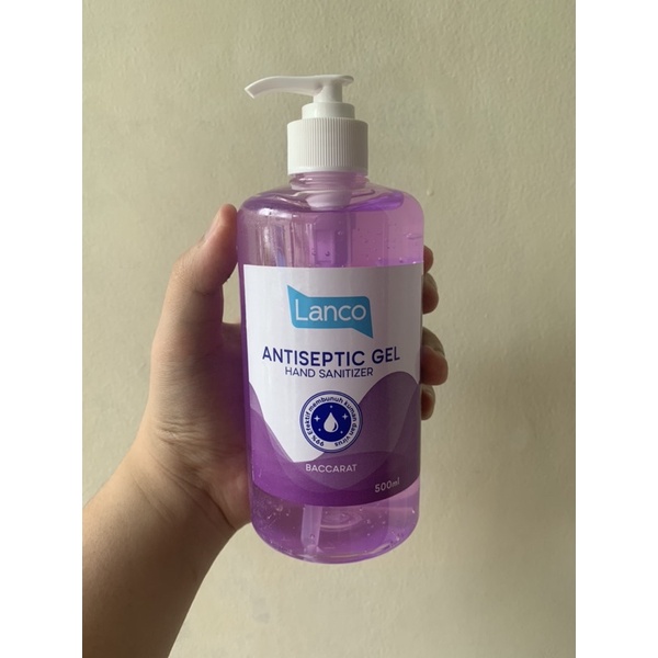 LANCO HAND SANITIZER GEL 500ml PUMP - HAND SANITIZER GEL 500ml