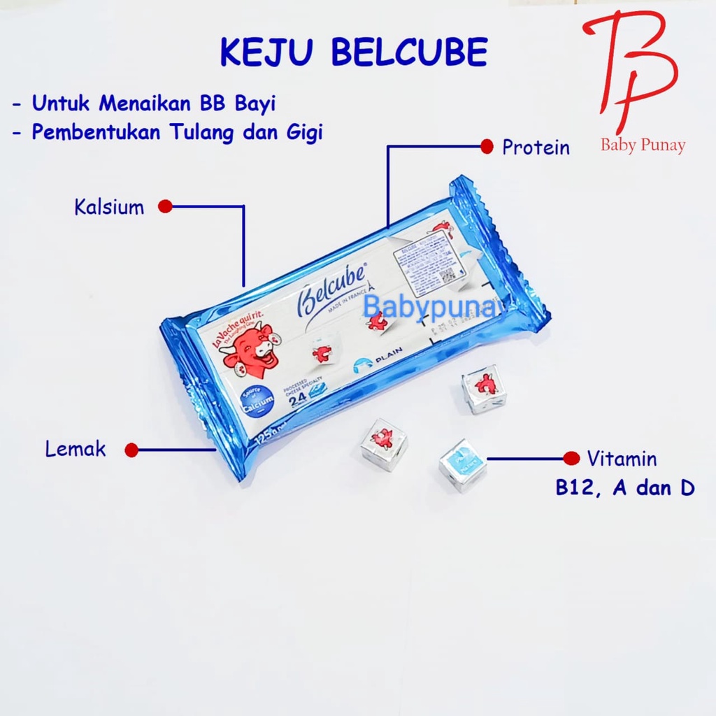 (PROMO!!) Keju Belcube Keju MPASI Bayi / keju mpasi | keju bayi | makanan bayi