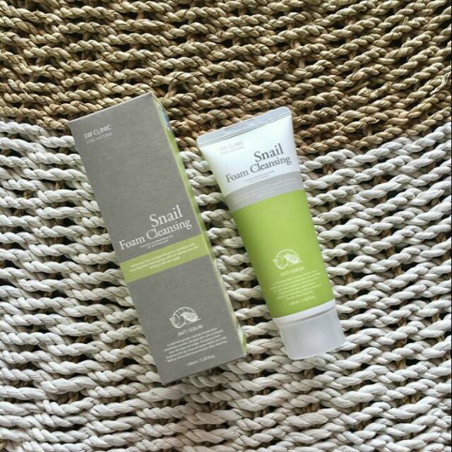 3W CLINIC SNAIL FOAM CLEANSING ANTI SEBUM