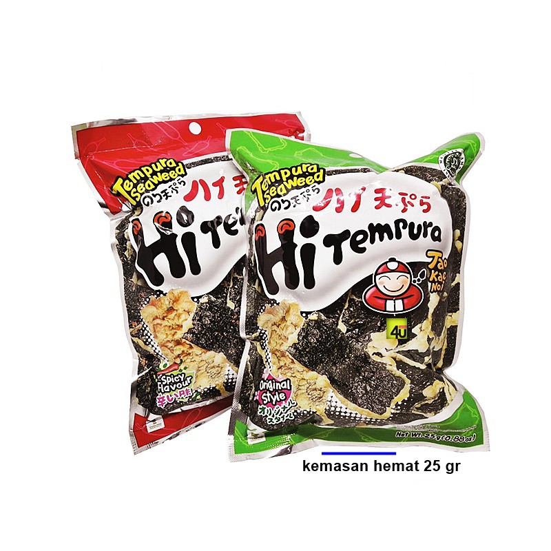 

Tao Kae Noi Hi Tempura KECIL - 25 gr Rumput Laut