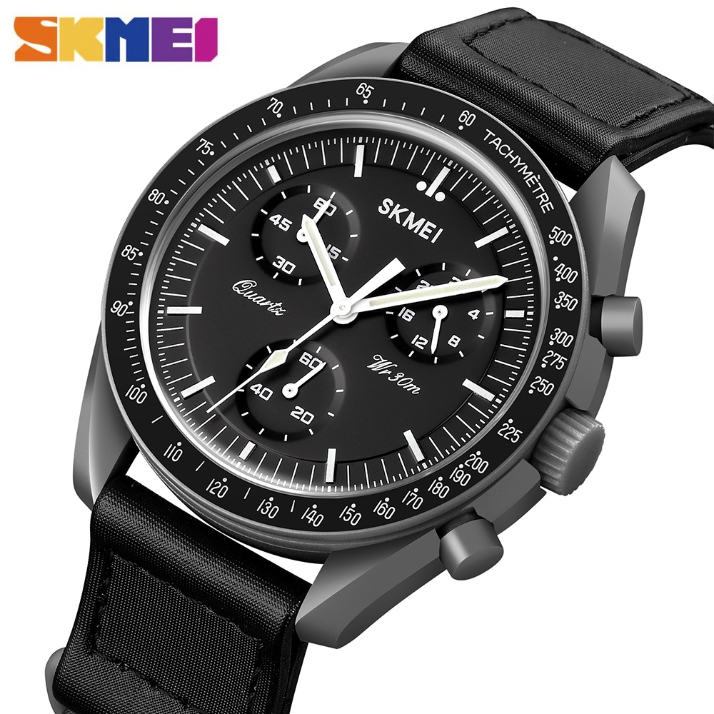 SKMEI 1982 Jam Tangan Pria Wanita Analog Model Classic Planet Mission Watch WATCHKITE WKOS