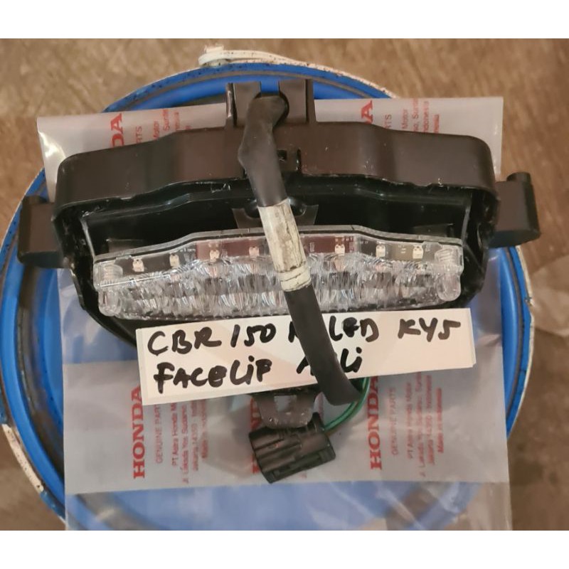 RUMAH BATOK LAMPU STOP REM BELAKANG CBR 150R LED 150 R FACELIFT SUDAH DENGAN LAMPU LED