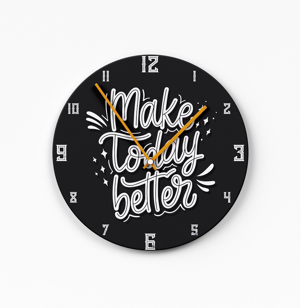 JAM DINDING / JAM DINDING AKRILIK / JAM DINDING MAKE TODAY BETTER / JAM DINDING CUSTOM