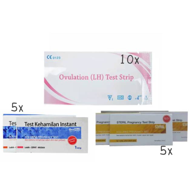 10x Ovulation LH Test Strip 5x Onemed 5x Steril