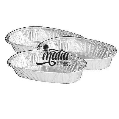 10 pcs almunium foil oval mini