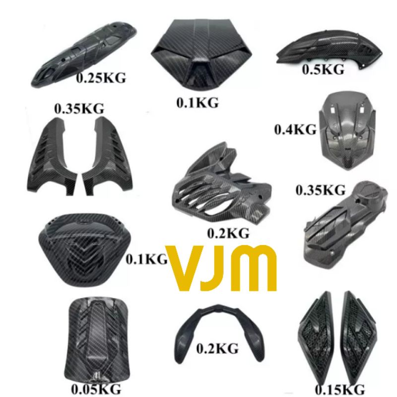 Body Nmax New Carbon 2020 Full set Aksesories Nmax New 2020 2021 2022