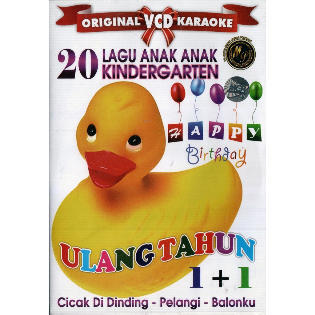 VCD KARAOKE 20 LAGU ANAK ANAK KINDERGARTEN HAPPY BIRTHDAY