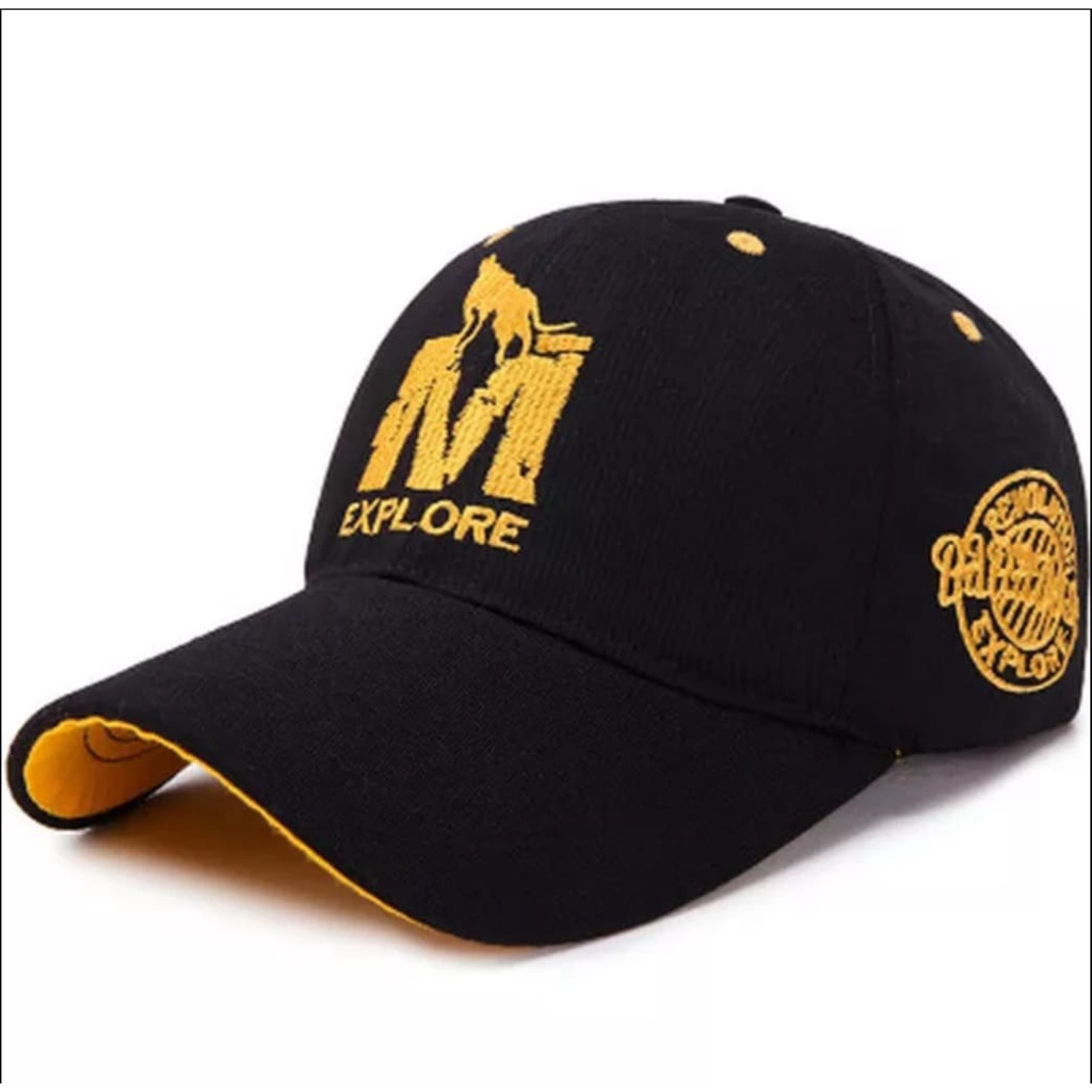 Topi Baseball Distro Pria Logo M Exsplore Distro Masa Kini Dan  Termurah