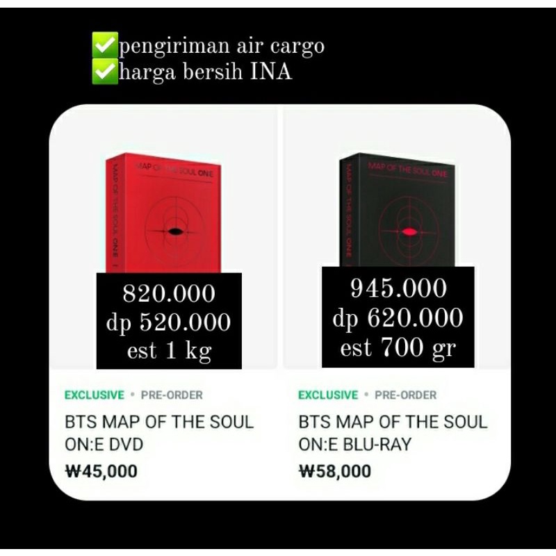 DP DVD dan Bluray MOTS ONE