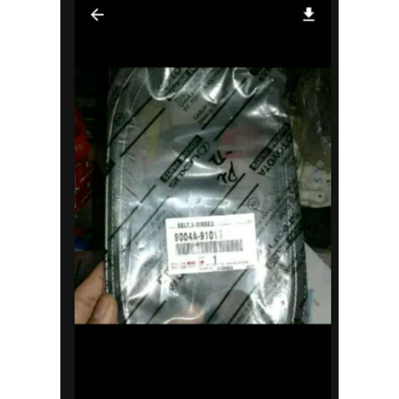 Tali kipas fan belt van belt asli RUSH TERIOS AVANZA 1500 CC LAMA