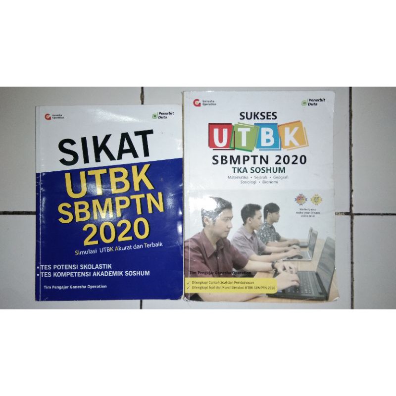 PRELOVED TKA SUKSES UTBK GO (SOSHUM) + SIKAT UTBK GO (SOSHUM)