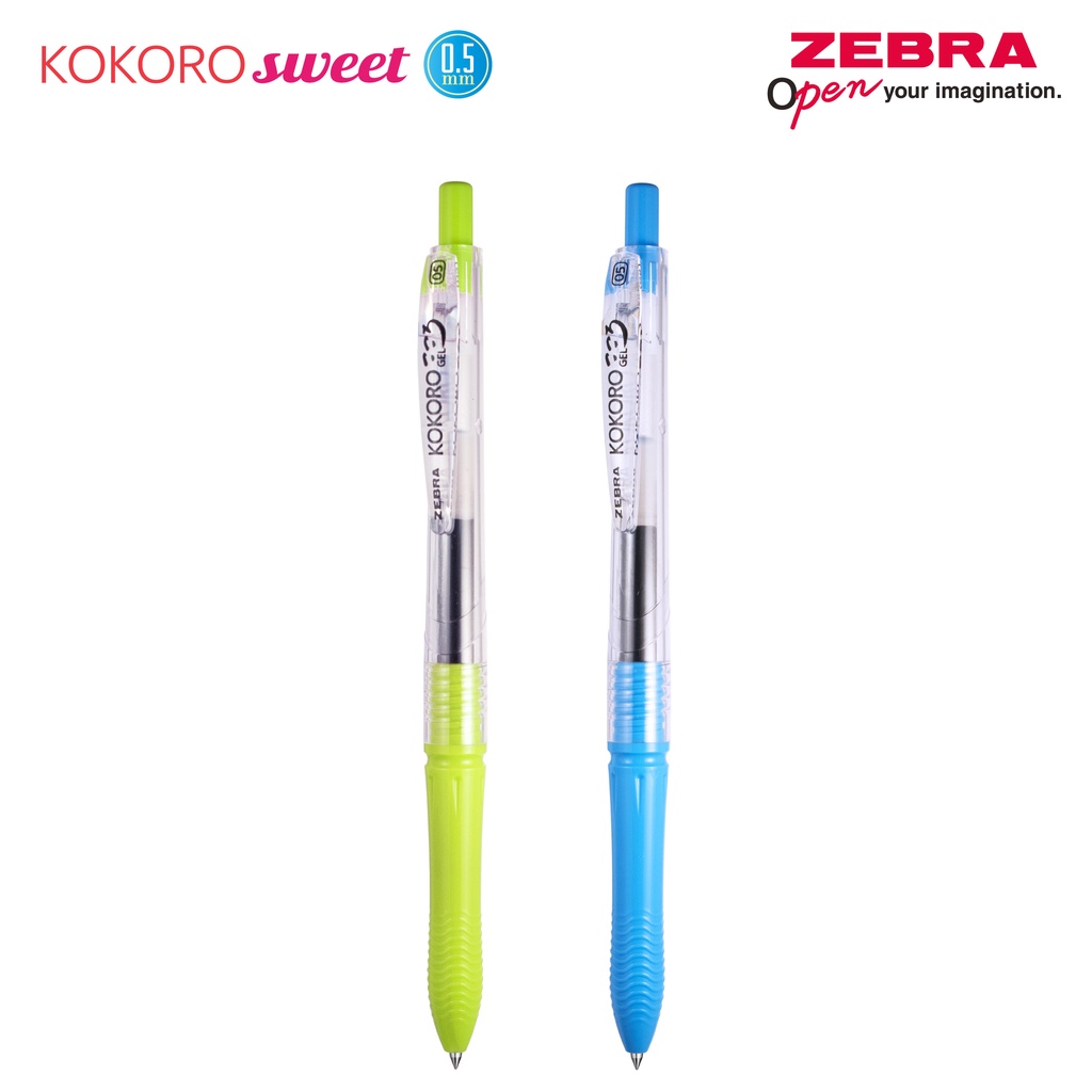 

ZEBRA Kokoro Sweet Bumi Pulpen Gel 0.5mm Gel Pen Alat Tulis Sekolah Kantor