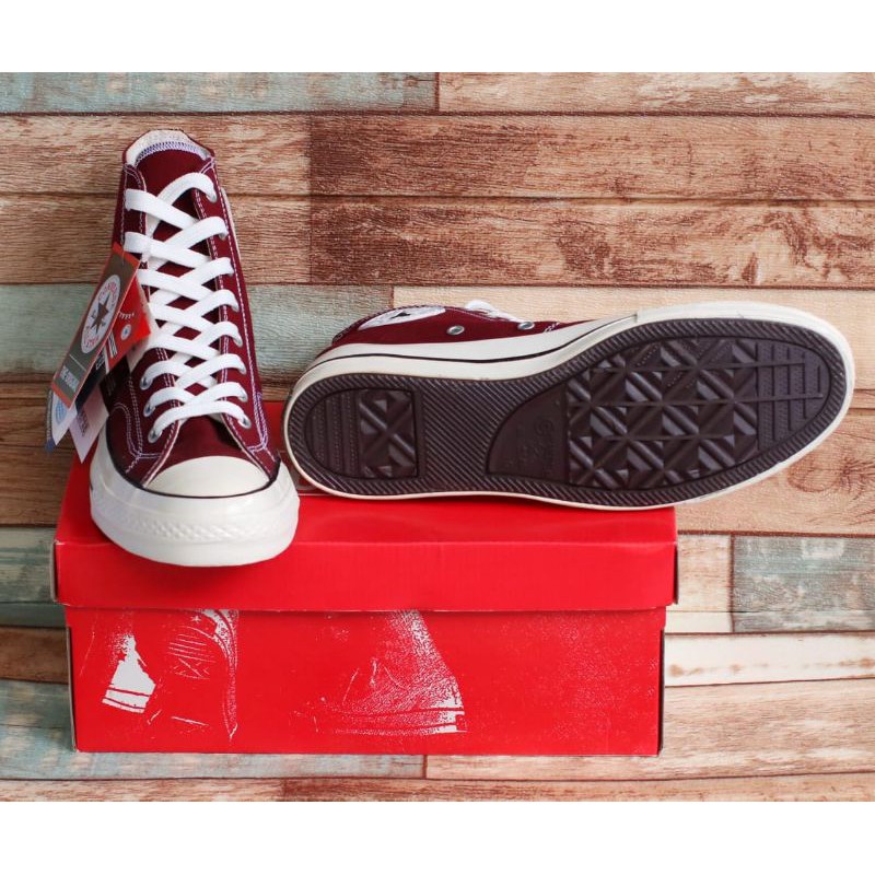 SEPATU CONVERSE allstar 70s glossy Maroon grade ori