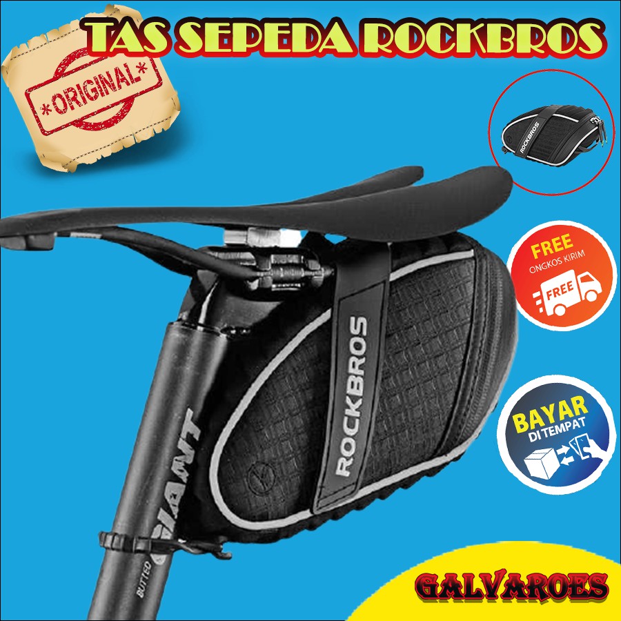 Tas Sepeda Saddle Bag Gowes Belakang sadel 3D Shell Perlengkapan Aksesoris Sepedah Waterproof CB852