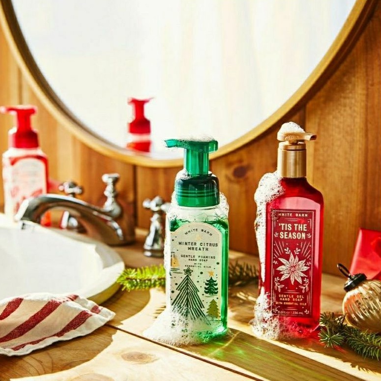 BATH &amp; BODY WORKS BBW CREAMY LUXE HAND SOAP 236 ML MIX SABUN CUCI TANGAN LEMBUT HARUM WANGI UNTUK KULIT SENSITIF HANDSOAP WARM VANILLA SUGAR WVS JAPANESE CHERRY BLOSSOM JCB PEACH BELLINI RASPBERRY TANGERINE FRENCH LAVENDER