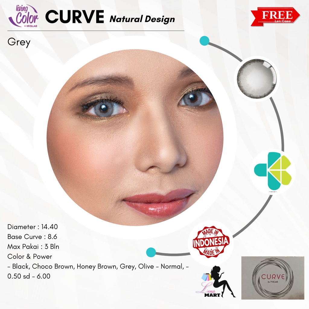 SOFTLENS CURVE BY IRIS LAB DIA. 14.4 NORMAL / NATURAL